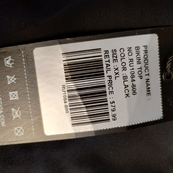 Relligiga black bikini top - Picture 3 of 4